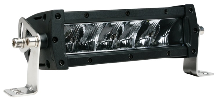 Barra Led Single Row 8" 30W Cree 6 Led Spot 12v/24v 