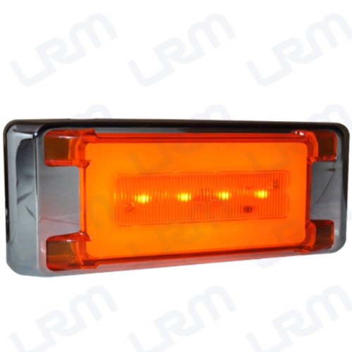 Lamp Rect Halo Aro Cromado