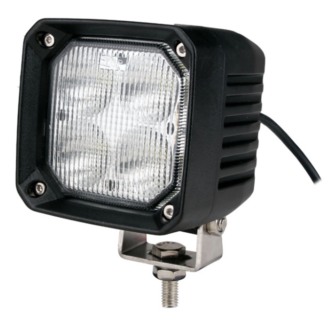 Exploradora Cuadrada 4" 40w 4 led Cree 10w 12v/24v ECE IP67