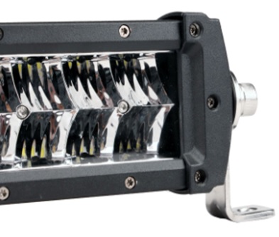 Barra led TF 2 Lineas 8" 36w osram 12 Led 12v/24v 