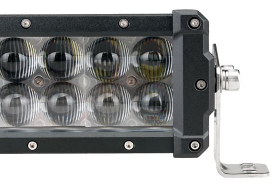 Barra led Dual Row 4D 8" 36W Cree 12 Led 12v/24v 