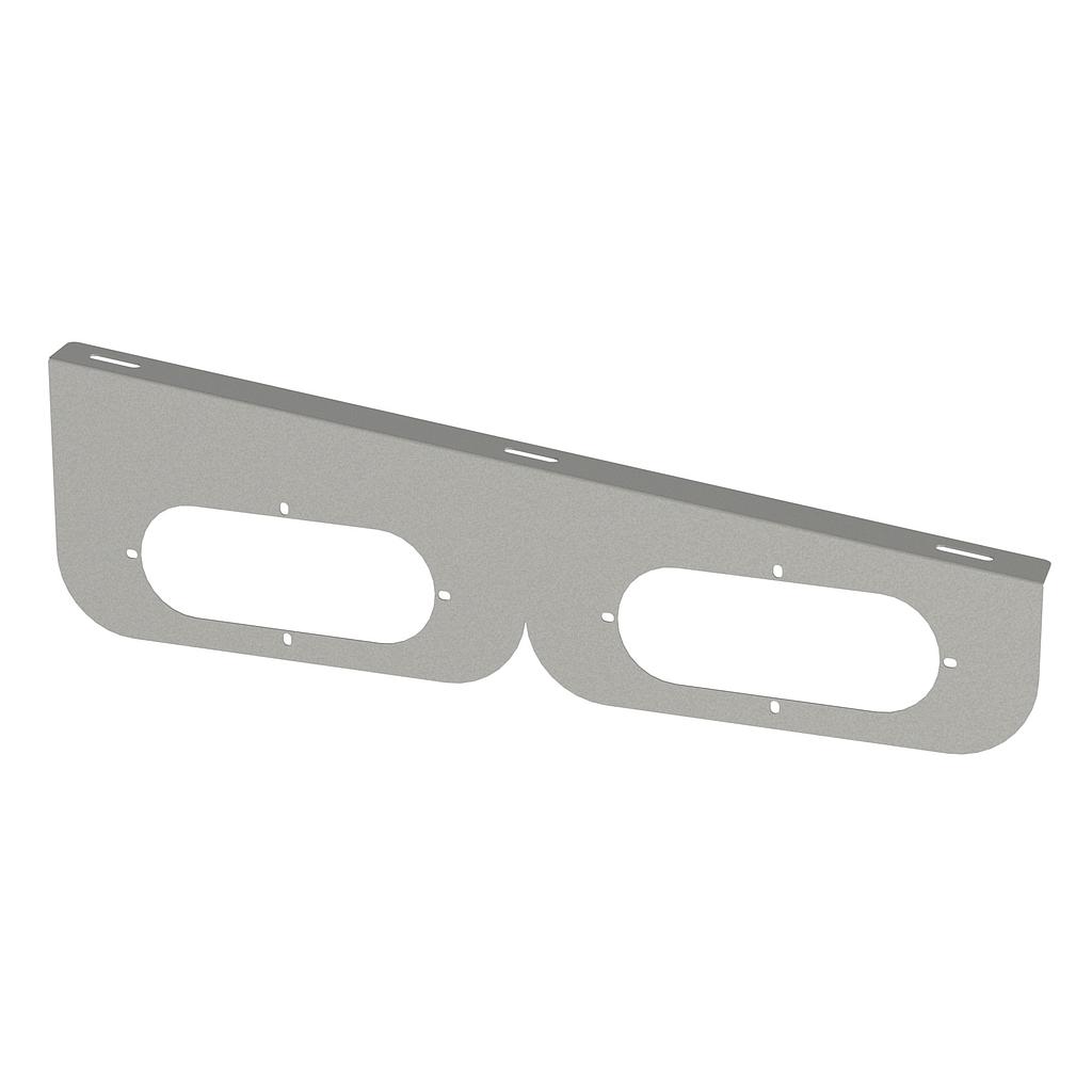 Base Lamp 6" Incrustar Doble Kenworth Diag (LRM)