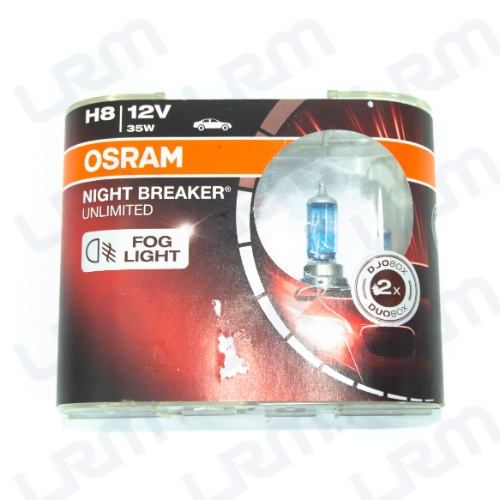 H8 35w 12v 150% Mas Luz Night Breaker Laser Jgo x 2