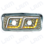 Faro Kenworth T800 360-KWT8-06 Led Cree Fondo Cromo KTC